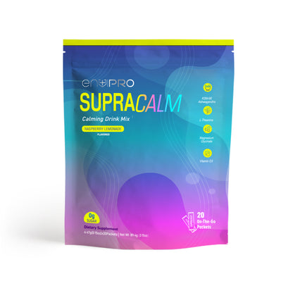 SupraCalm Calming Drink Mix - Raspberry Lemonade Flavor - 20 Packets